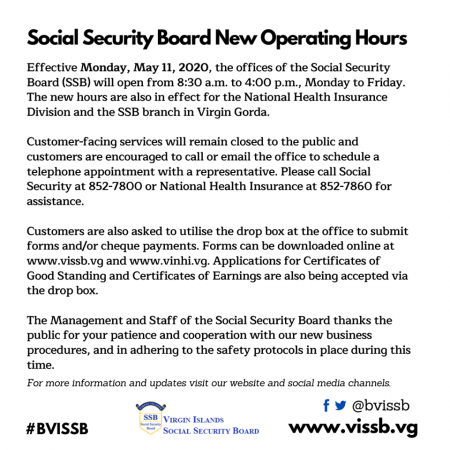 English - SSB Operating Hours - May 11th, 2020